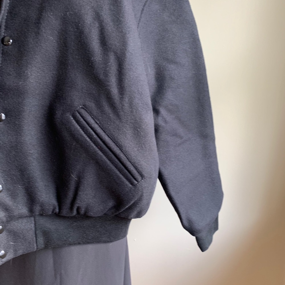 G.A.M.E Sportswear black wool blend jacket - Picture 5 of 12